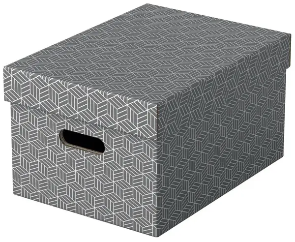 Set 3 buc Cutii arhivare carton 360 x 260 x 200 mm gri Esselte Home Recycled Set 3 buc Cutii arhivare carton 360 x 260 x 200 mm gri Esselte Home Recycled