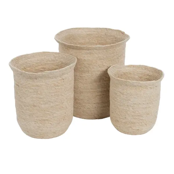 Set 3 cosuri decorative VERIST - Beige