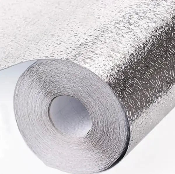Set 3 Folii Autocolante Aluminiu Bucatarie Silver 40x500cm sau 60x300cm 40*500cm
