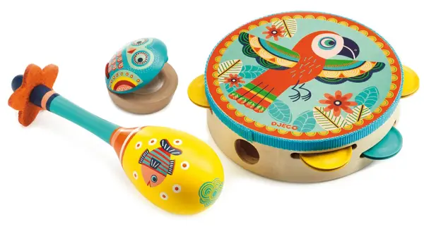 Set 3 instrumente muzicale Djeco - Animambo