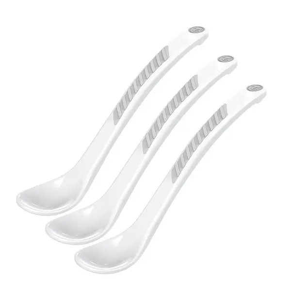 Set 3 lingurite Twistshake Cutlery Pastel - Albe, 4 luni+