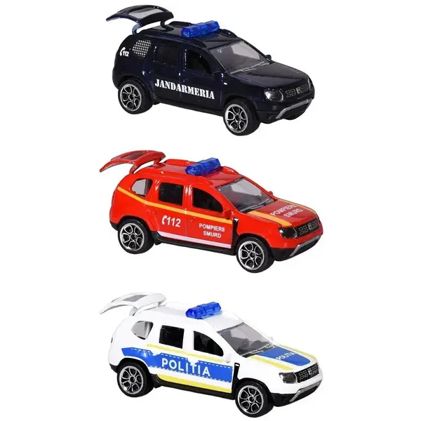 Set 3 masinute - Majorette Dacia Duster, scara 1:64 | Majorette