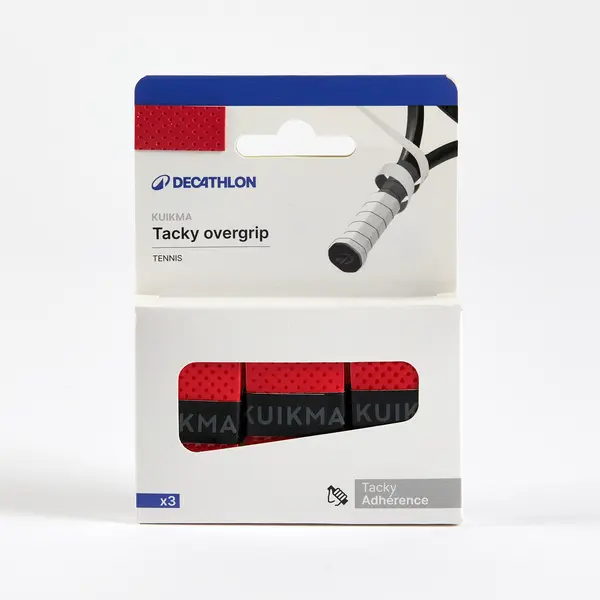 Set 3 Overgrip Tenis Tacky Roșu