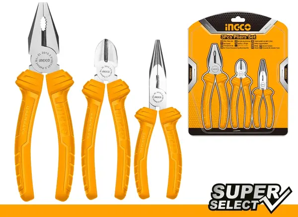 Set 3 Patenti Super Select INGCO HKPS08311