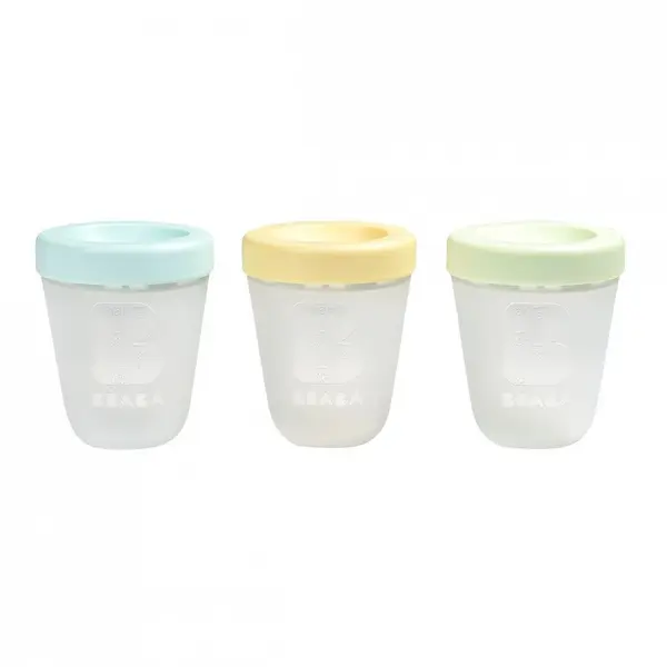 Set 3 recipiente silicon 200ml Spring
