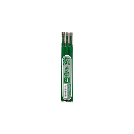 Set 3 rezerve roller Frixion Point Pilot 0.5 mm varf fin, verde