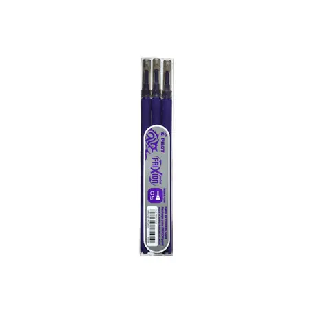 Set 3 rezerve roller Frixion Point Pilot 0.5 mm varf fin,violet