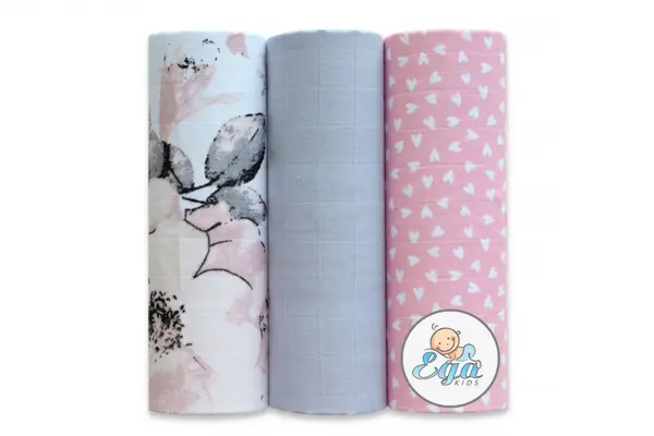 Set 3 scutece din bumbac 60x80 cm model No10