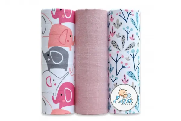 Set 3 scutece din bumbac 60x80 cm model No29