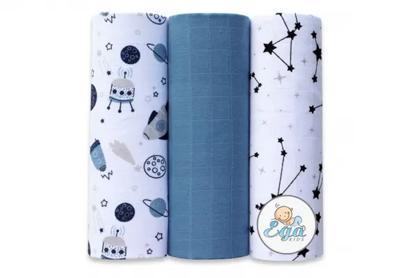 Set 3 scutece din bumbac 60x80 cm model No35