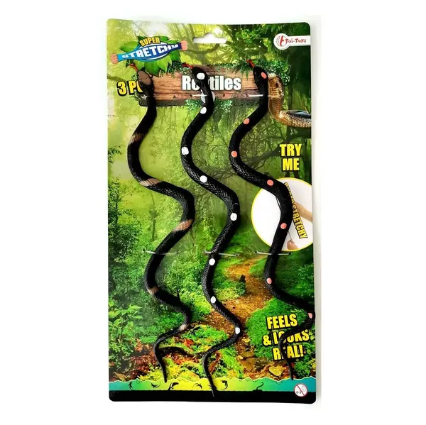 Set 3 serpi cauciuc elastici Ttoys