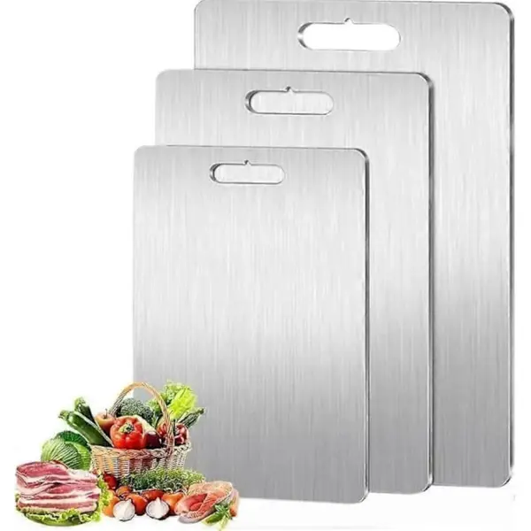 Set 3 tocatoare din otel inoxidabil 15x24, 20x30, 24x34 cm