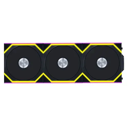 Set 3 ventilatore Lian Li UNI FAN SL Wireless, iluminare ARGB, PWM Controller, 120 mm