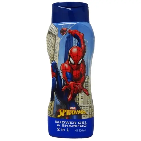 Set 3 x Gel Dus si Sampon 2 in 1 Air Val Spiderman, 500 ml