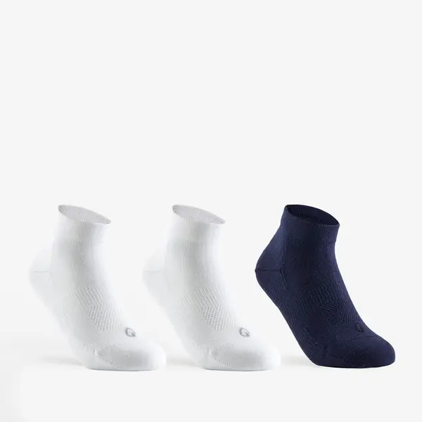 SET 3 X ȘOSETE SPORT MID RS 160 ALB BLEUMARIN COPII