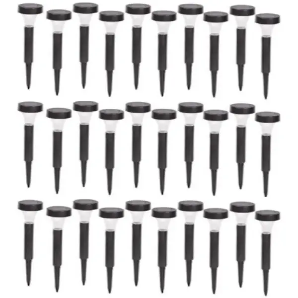 Set 30 lampi solare pentru gradina, IP 44, H 30 cm