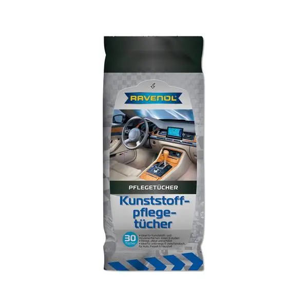 Set 30 servetele pentru curatat suprafete din plastic RAVENOL