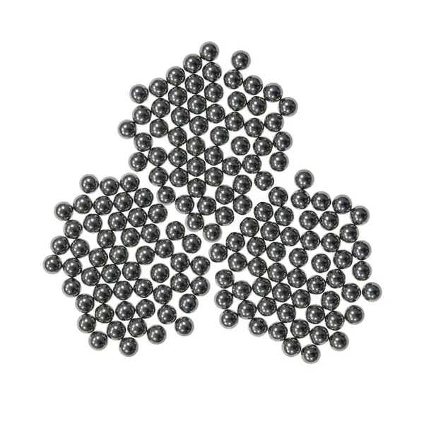 Set 300 bile metalice pentru airsoft si prastie 7 mm, argintiu
