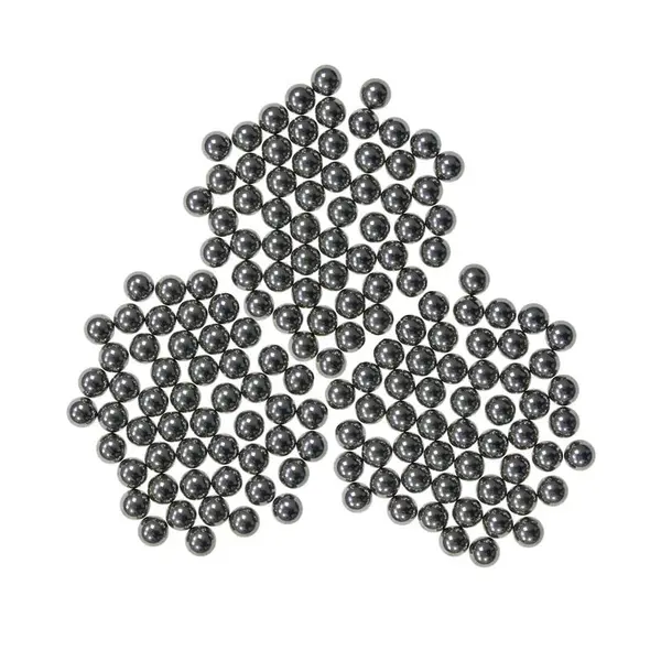 Set 300 bile metalice pentru airsoft si prastie 9 mm, argintiu