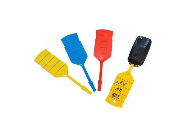 Set 300 brelocuri unica folosinta, culoare galbena, SERWO