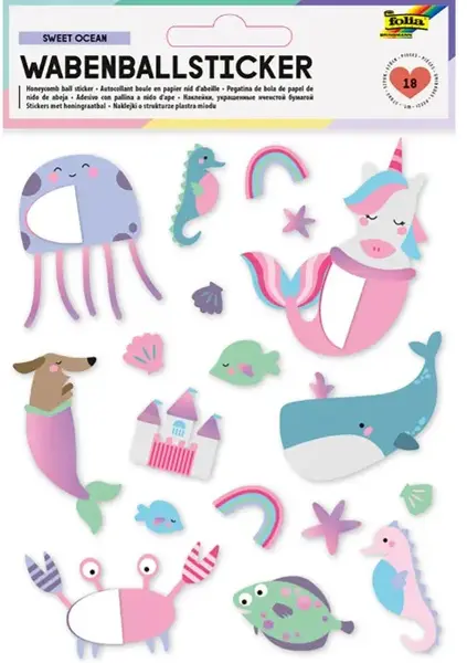 Set 3D stickere Folia - Ocean dulce