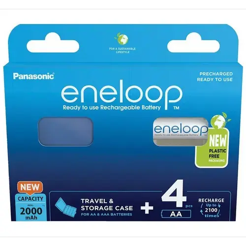 Set 4 baterii, Panasonic, 1.2V, AA, 2000mAh