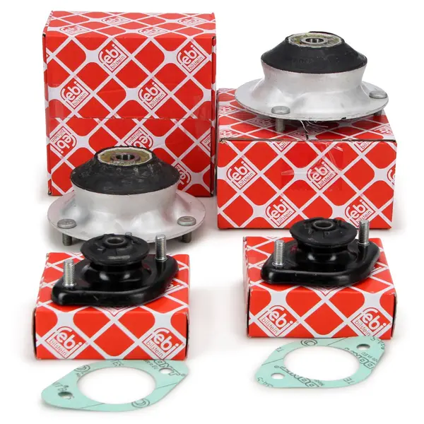 Set 4 Buc Flansa Amortizor Fata + Spate Febi 24316 + 12703