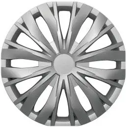 Set 4 bucati capac roata model Optic, 15inch, culoare argintiu