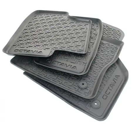 Set 4 Covorase De cauciuc Originale All-Weather - Skoda Octavia 3 2013-2019