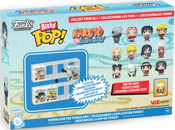 Set 4 figurine - Funko Bitty Pop! Naruto Shippuden - Team 7 | Funko