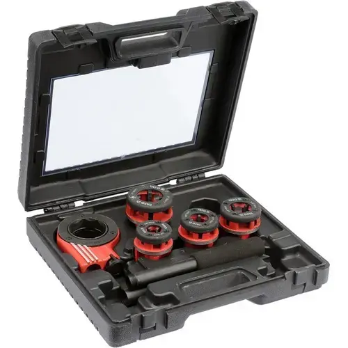 Set 4 filiere tevi Yato YT-29001, 3/8-1inch, in cutie plastic