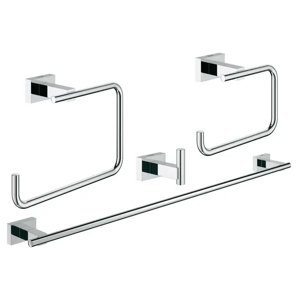 Set 4 in 1 Grohe Essentials Cube, Argintiu