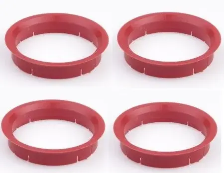 Set 4 inele centrare 63,3 58,1 Alfa Romeo Citroen Fiat Lancia Peugeot