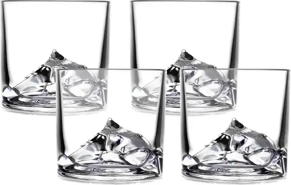 Set 4 pahare de whisky Liiton - Everest, 270 ml
