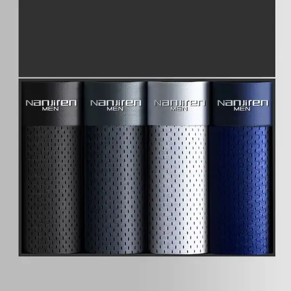 Set 4 perechi de boxeri pentru barbati, CH012, Multicolor