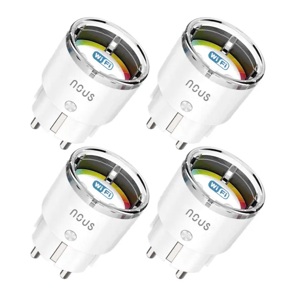set 4 prize inteligente wifi nous a1, 15a, monitorizare energie