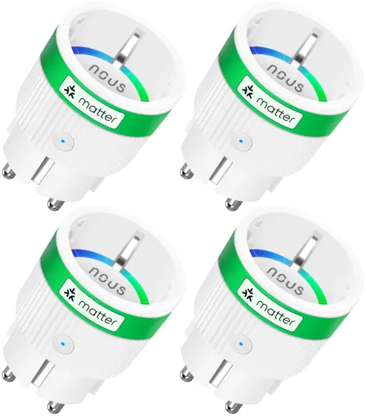 set 4 prize inteligente wifi nous a8m, 16a - matter