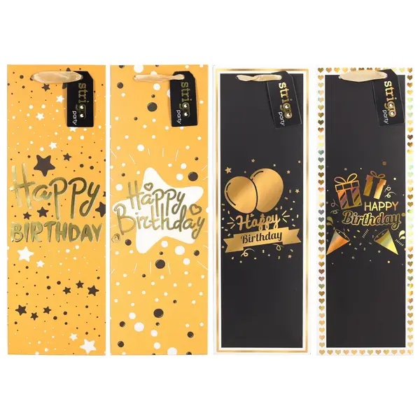 Set 4 Pungi din Hartie 12 36 9 cm, 210 gsm