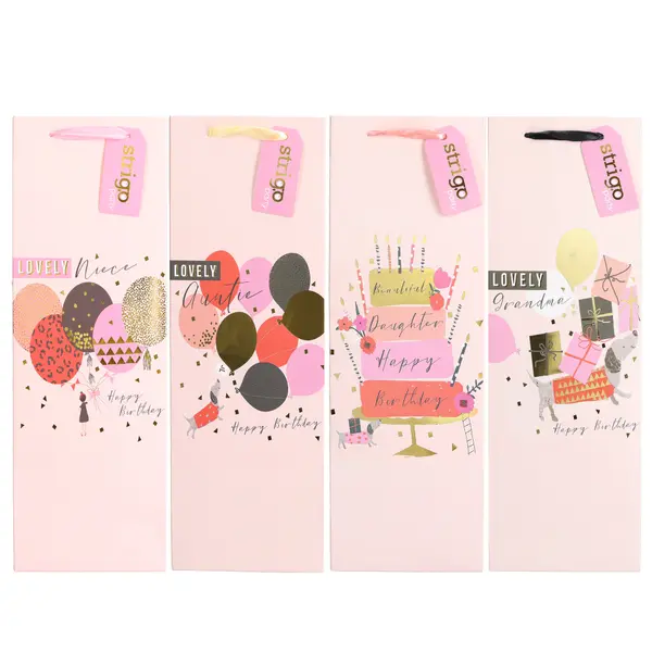 Set 4 Pungi din Hartie 12A 36A 9 cm, 210 gsm
