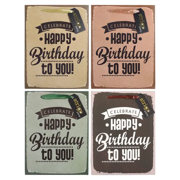 Set 4 Pungi din Hartie 18A 23A 10 cm, 210 gsm