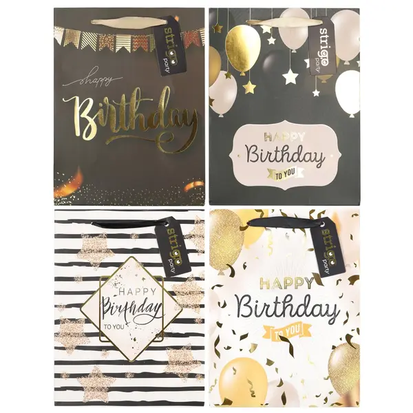 Set 4 Pungi din Hartie 18A 23A 10 cm, 210 gsm