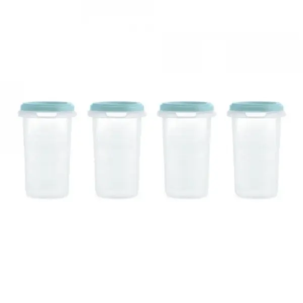 Set 4 recipiente Miniland Terra Ocean 330 ml