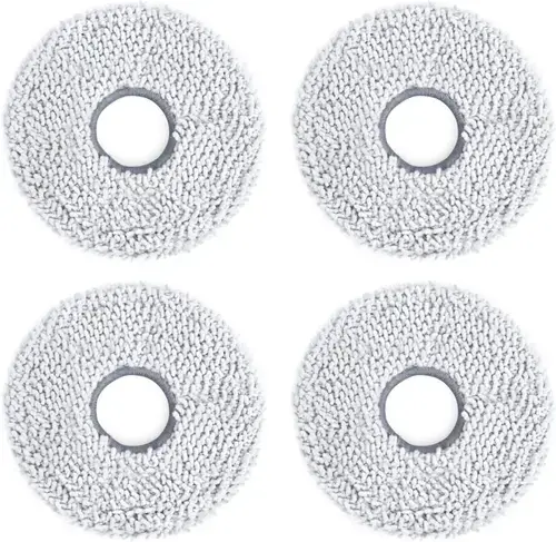 Set 4 rezerve de mop lavabil Ecovacs DWP020022, compatibil T50&T50 MAX Family, T30C (Alb)