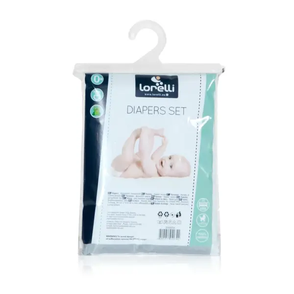 Set 4 scutece bumbac bebelusi Lorelli