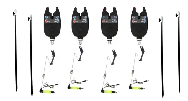 Set 4 senzori cu 4 swingere cu led si 4 picheti