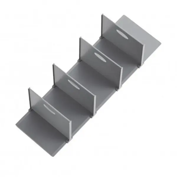 Set 4 Separatoare Inferioare Cos Jolly Preciso pentru Corp de 200 mm, Finisaj Antracit