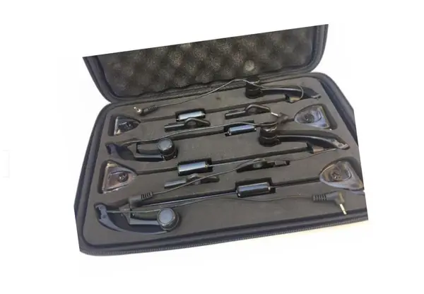 Set 4 swingeri in valigeta, East Shark, model MKM3, Black Edition