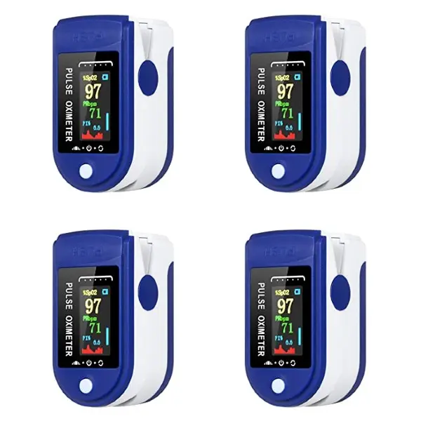 Set 4 x aparat pulsoximetru, masoara pulsul si saturatia de oxigen