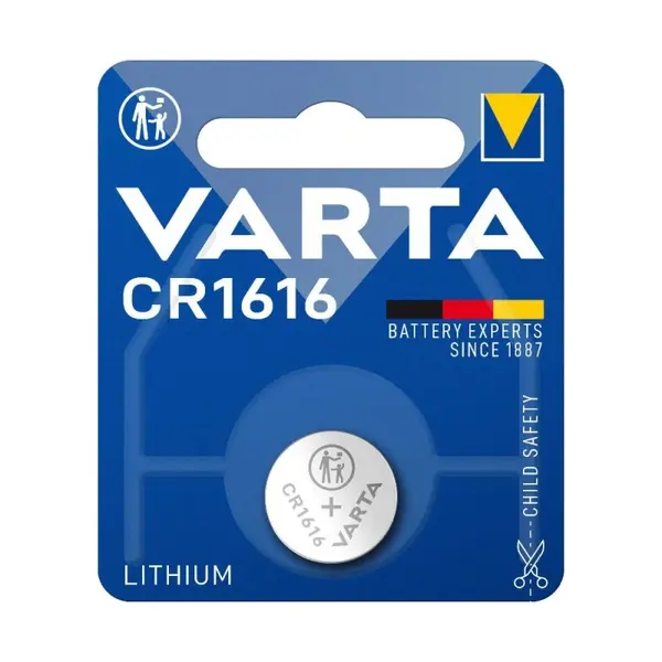 Set 4 x Baterie Tip Buton Litiu CR1616 Varta, 50 mAh