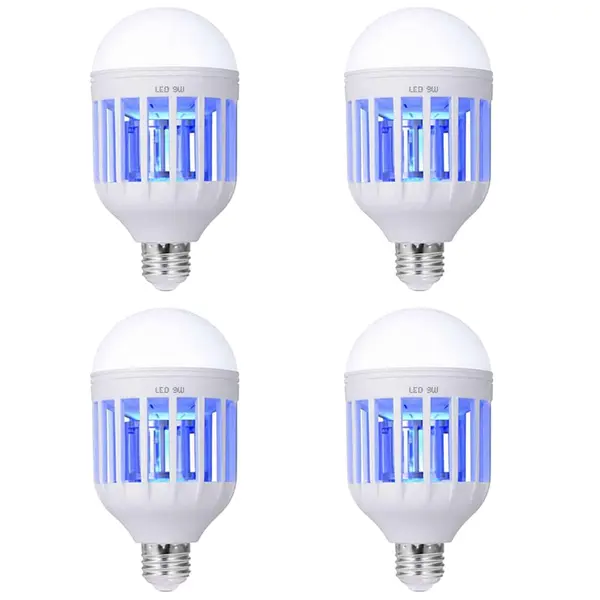 Set 4 x Bec antiinsecte, lampa UV impotriva tantarilor